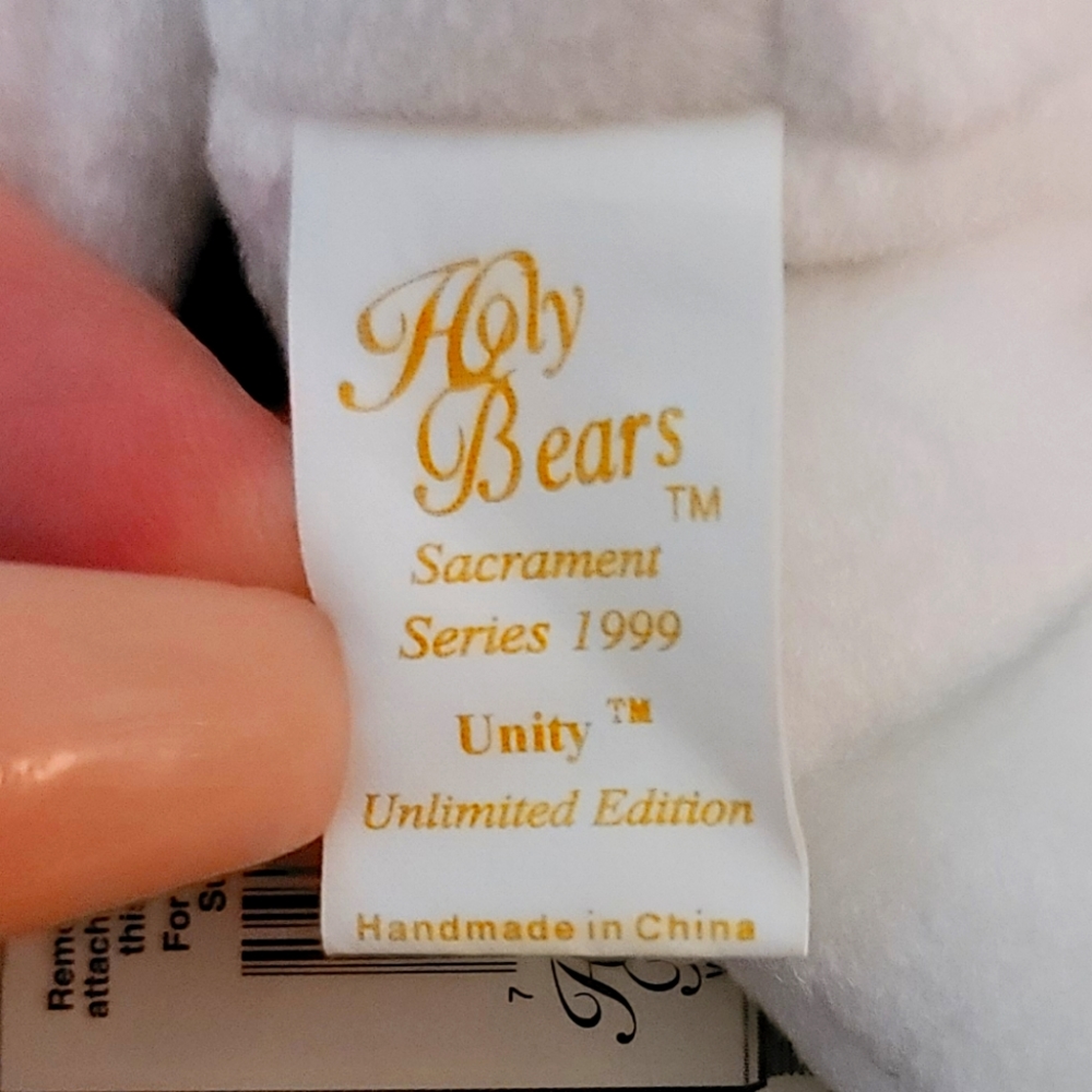 Holy Bears Unity Sacrament Series 1999 Unlimited Edition Stuffed PlushToy 9" NWT - Picture 6 of 9